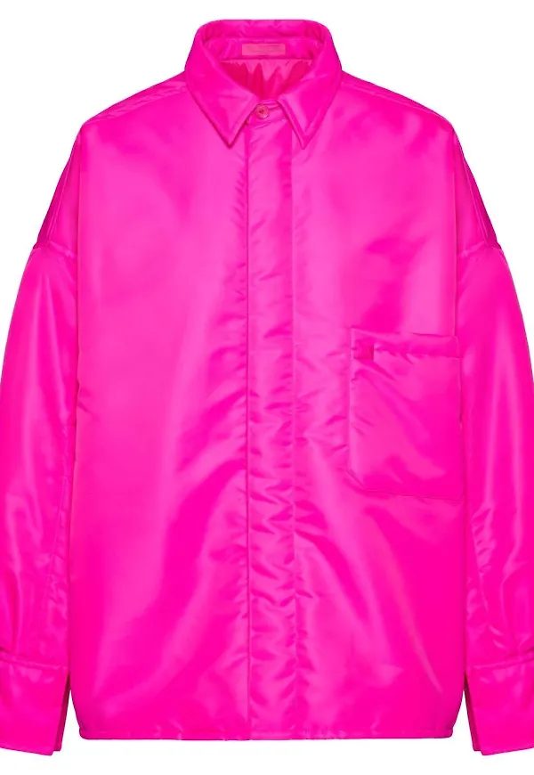 Valentino skjortjacka med ficka - Rosa