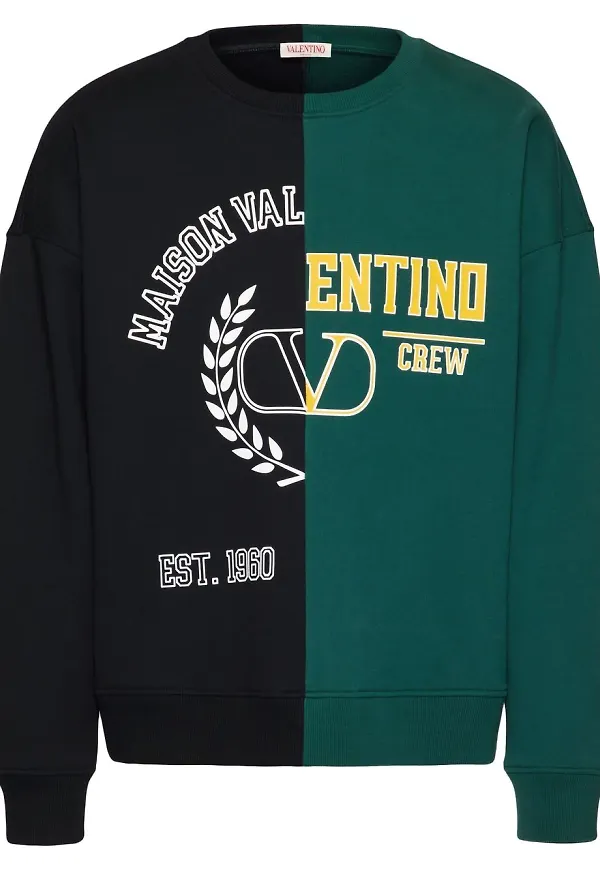 Valentino sweatshirt med lappdesign - Svart