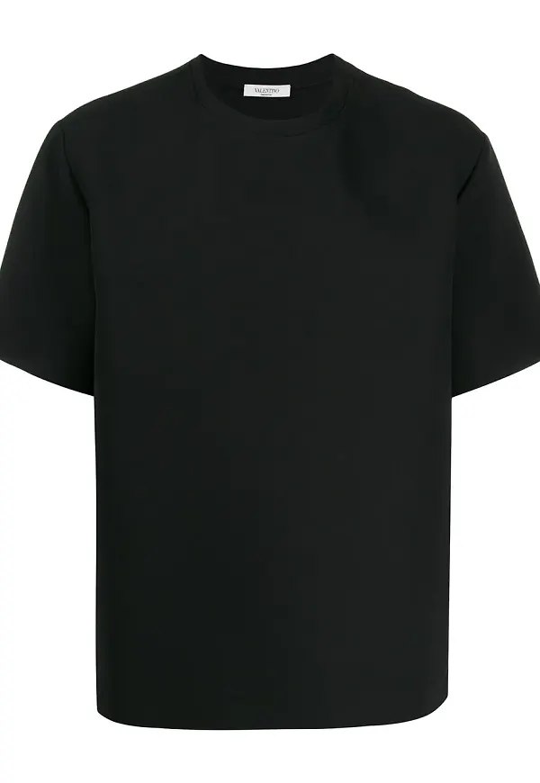 Valentino t-shirt med dragkedja - Svart