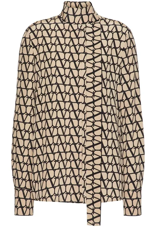 Valentino Toile Iconographe blus - Neutral
