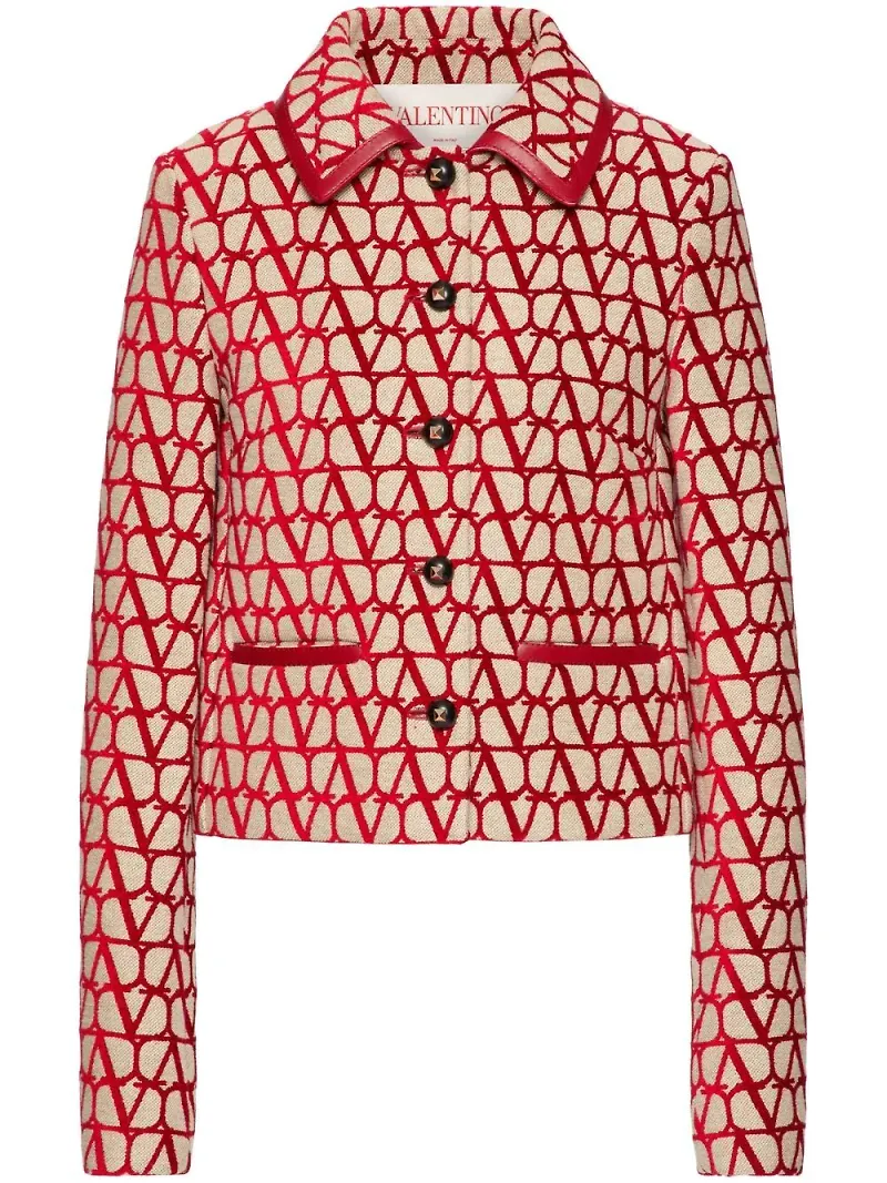 Valentino Toile Iconographe tunn jacka - Röd