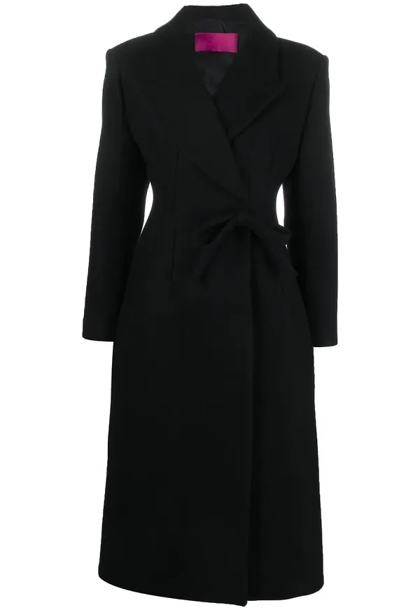 Valentino trenchcoat med rosett - Svart