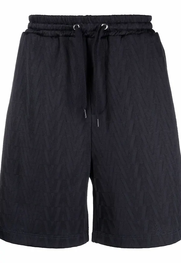 Valentino träningsshorts med monogram - Blå