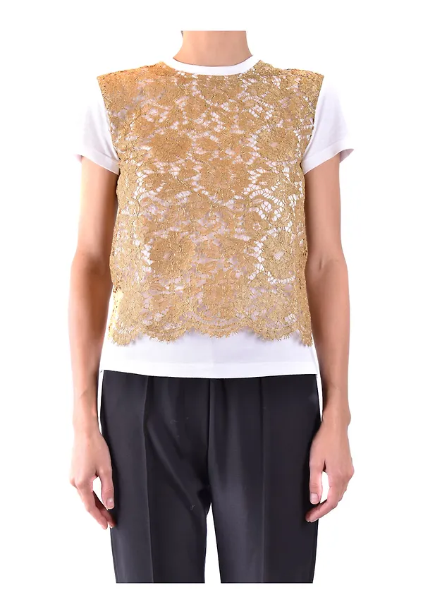 Valentino Tshirt Short Sleeves Vit, Dam