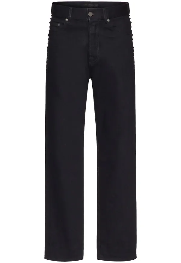 Valentino Untitled straight-jeans med nitar - Svart