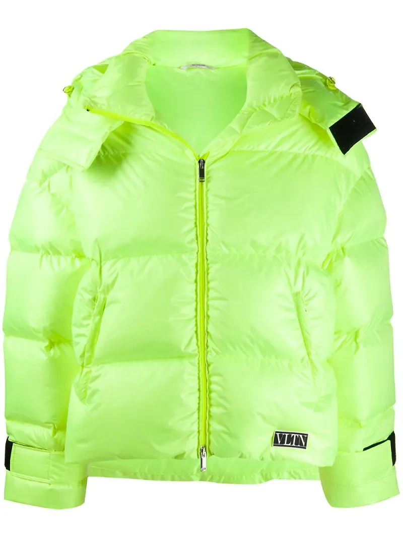 Valentino vadderad puffjacka - Gul