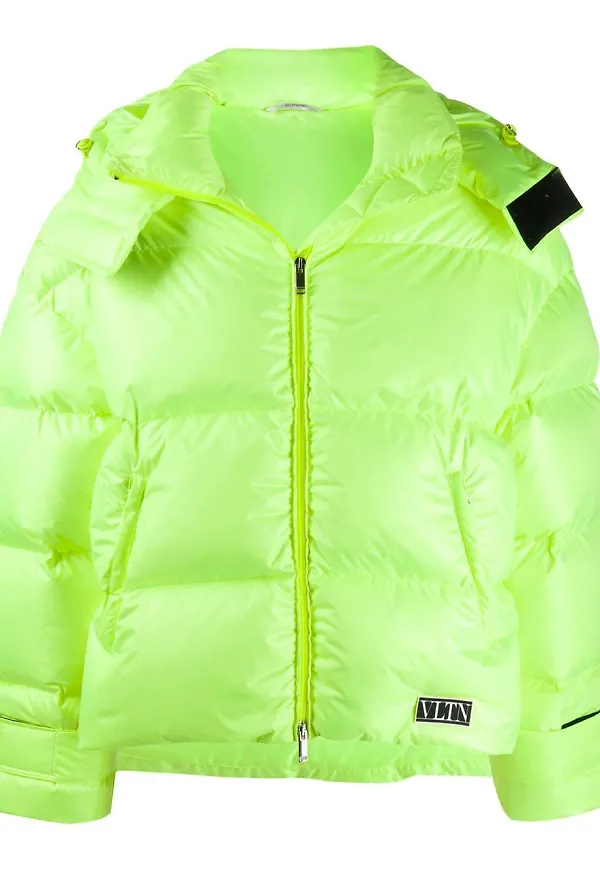 Valentino vadderad puffjacka - Gul