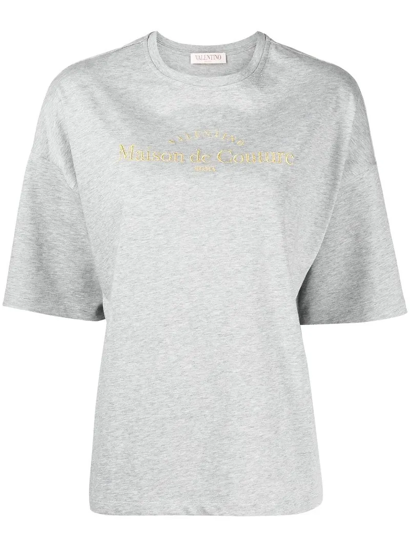 Valentino Valentino t-shirt med grafiskt tryck - Grå