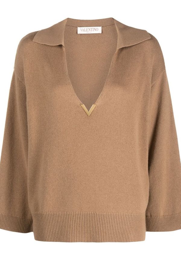Valentino VGold kashmirtröja - Neutral