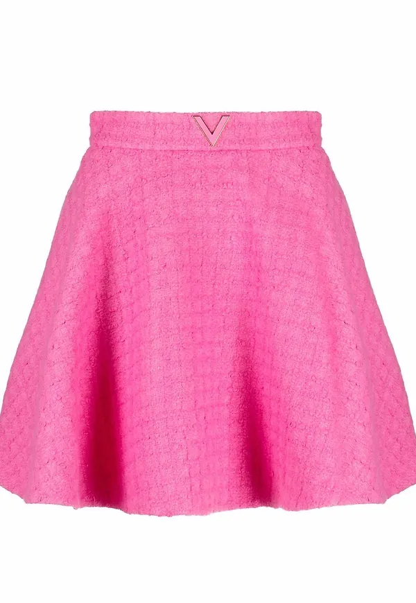 Valentino VGOLD utsvängd kjol - Rosa