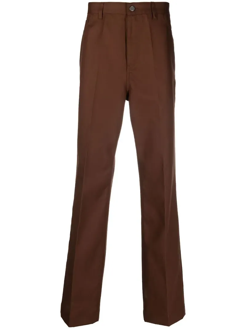 Valentino vida byxor med stygndetalj - Brun