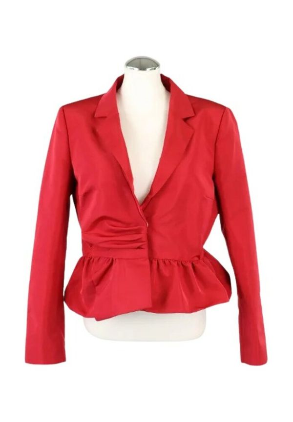 Valentino Vintage - Vintage Jackor - Röd - Dam - Storlek: L