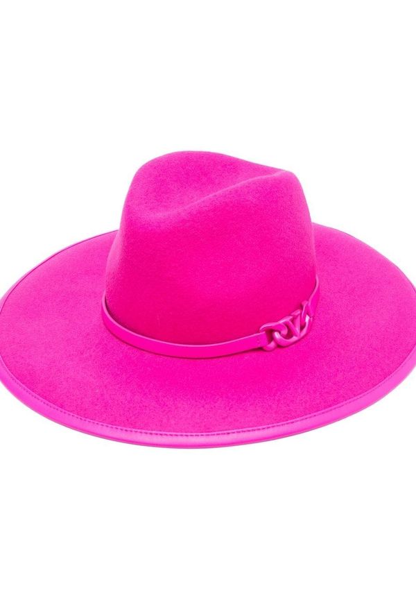 Valentino VLOGO hatt med brett brätte - Rosa
