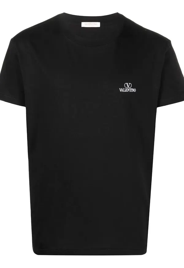 Valentino VLogo kortärmad t-shirt - Svart