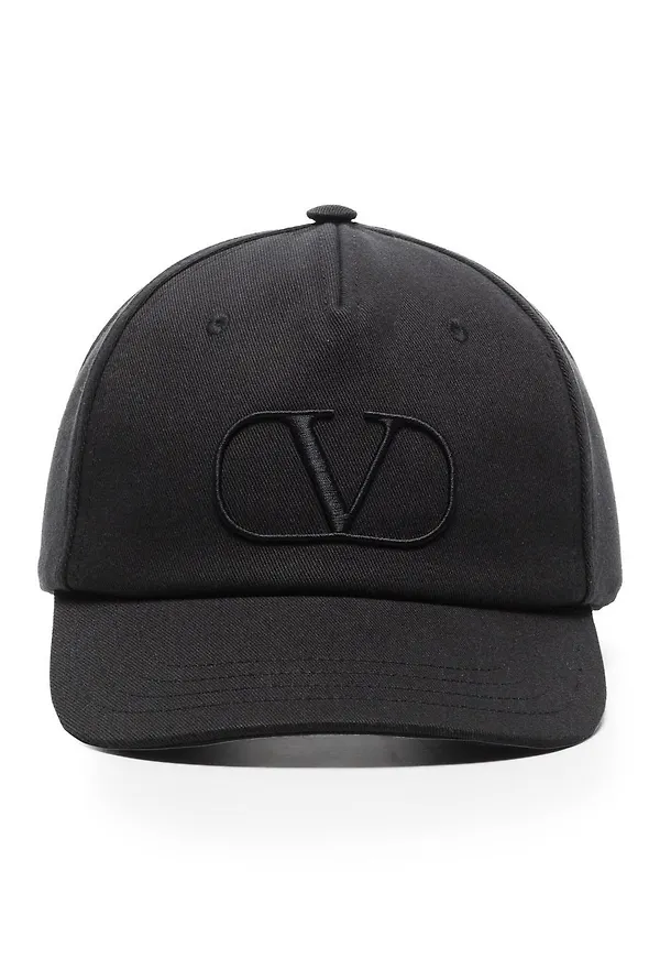 Valentino VLogo Signature basebollkeps - Svart