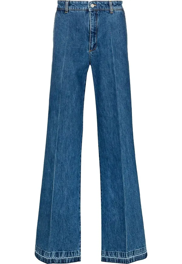Valentino VLogo Signature straight-jeans - Blå