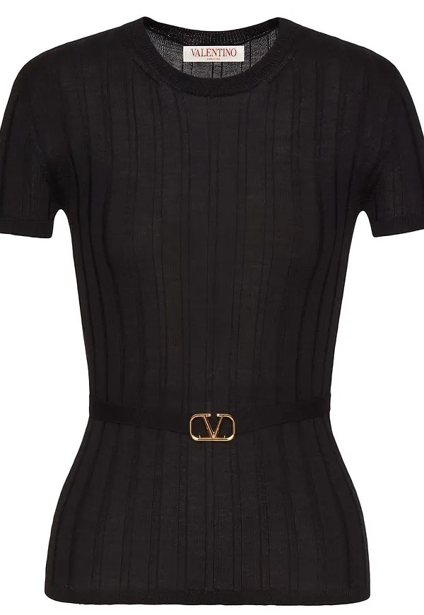 Valentino VLOGO Signature topp - Svart