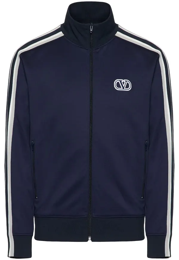 Valentino VLogo Signature träningsjacka - Blå