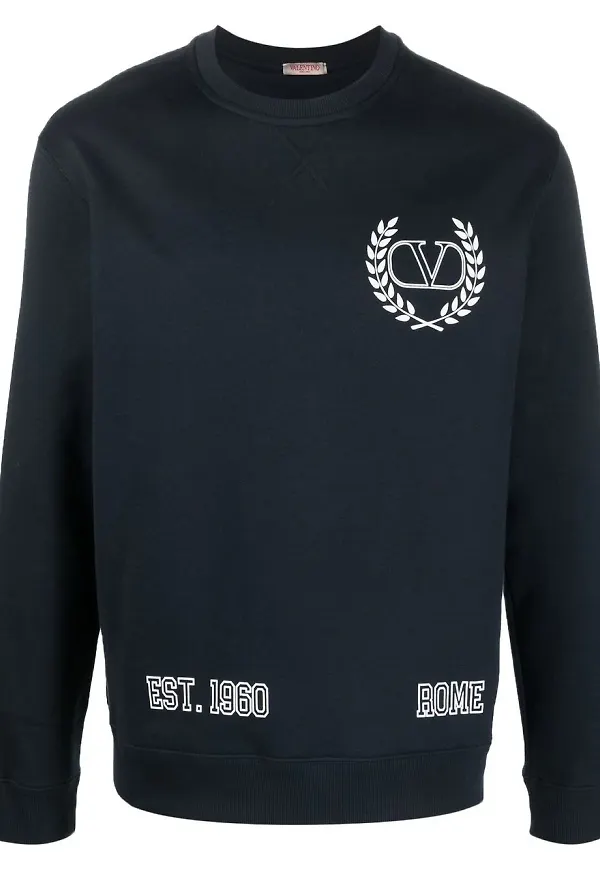 Valentino VLOGO Signature tröja - Blå