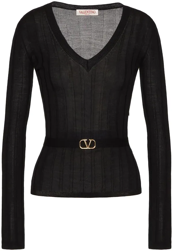 Valentino VLogo Signature tröja - Svart