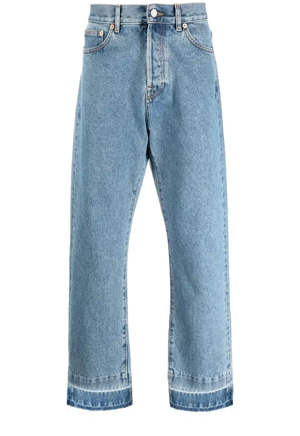 Valentino VLOGO straight-jeans - Blå