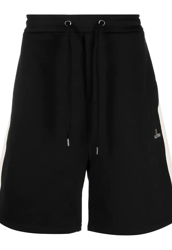 Valentino VLOGO träningsshorts - Svart