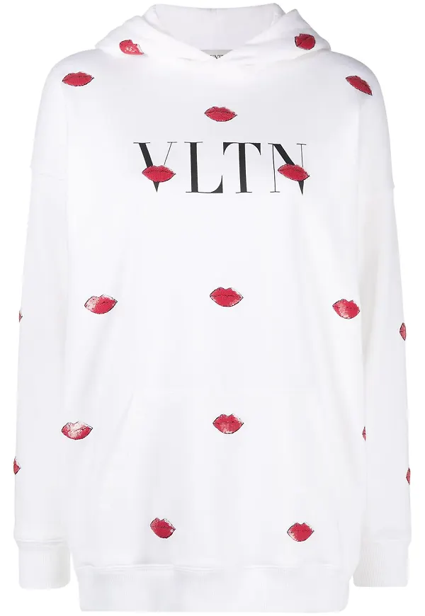 Valentino VLTN Le Rouge hoodie - Vit