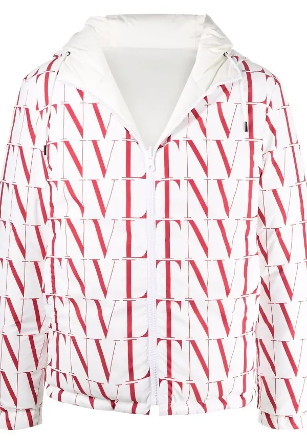 Valentino VLTN puffjacka - Vit