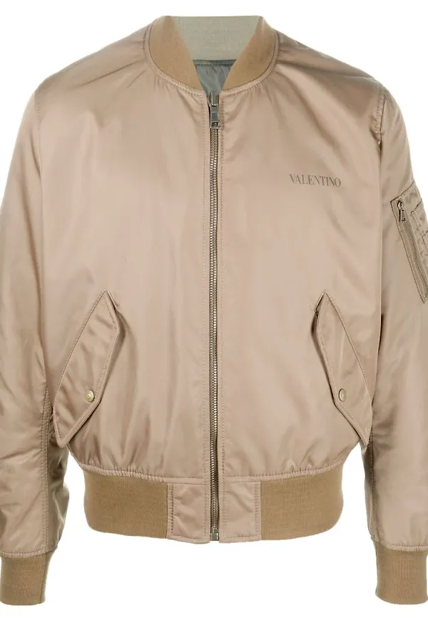 Valentino vändbar bomberjacka - Brun