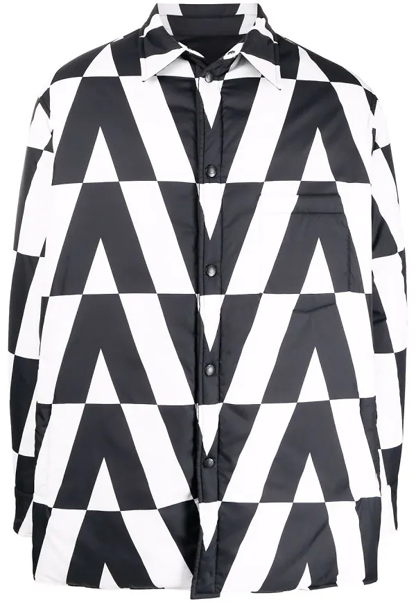 Valentino vändbar vadderad jacka - Svart