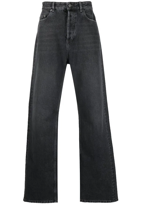 Valentino wide leg-jeans - Svart