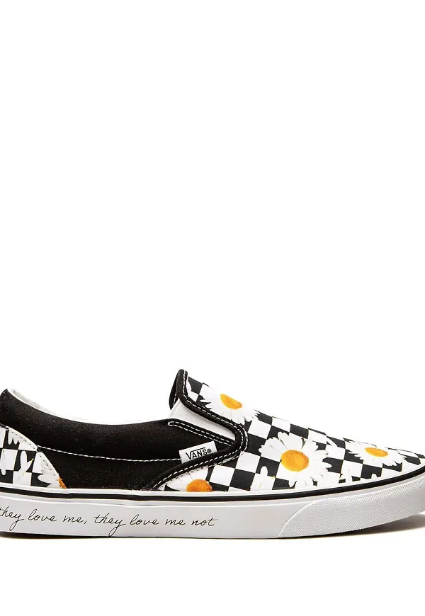 Vans Classic slip on-sneakers Love Me/Love Me Not - Vit