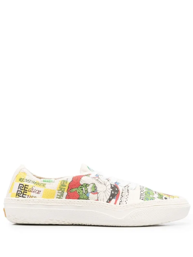 Vans Eco Theory låga sneakers - Vit
