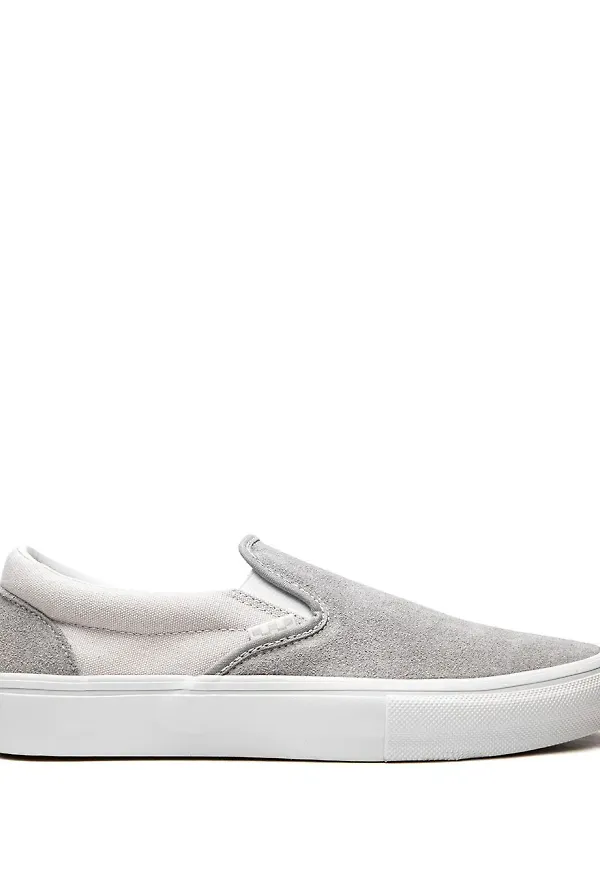 Vans klassiska slip on-sneakers - Grå