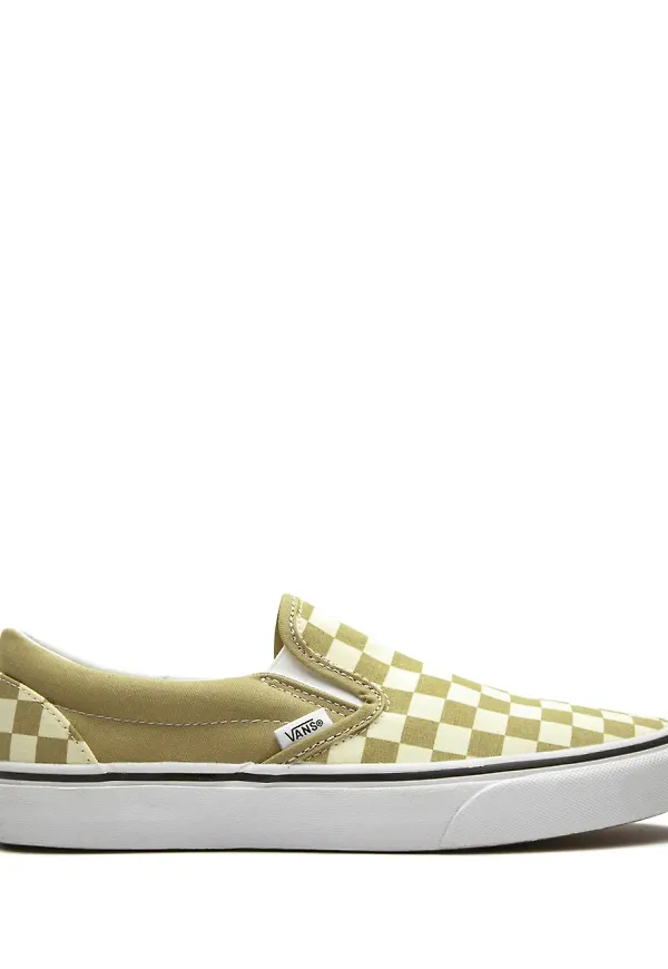 Vans klassiska slip on-sneakers - Grön