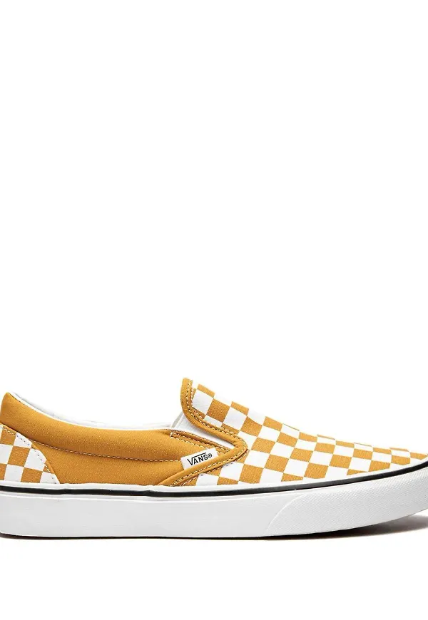 Vans klassiska slip on-sneakers - Guldfärgad