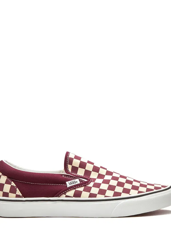 Vans klassiska slip on-sneakers - Röd