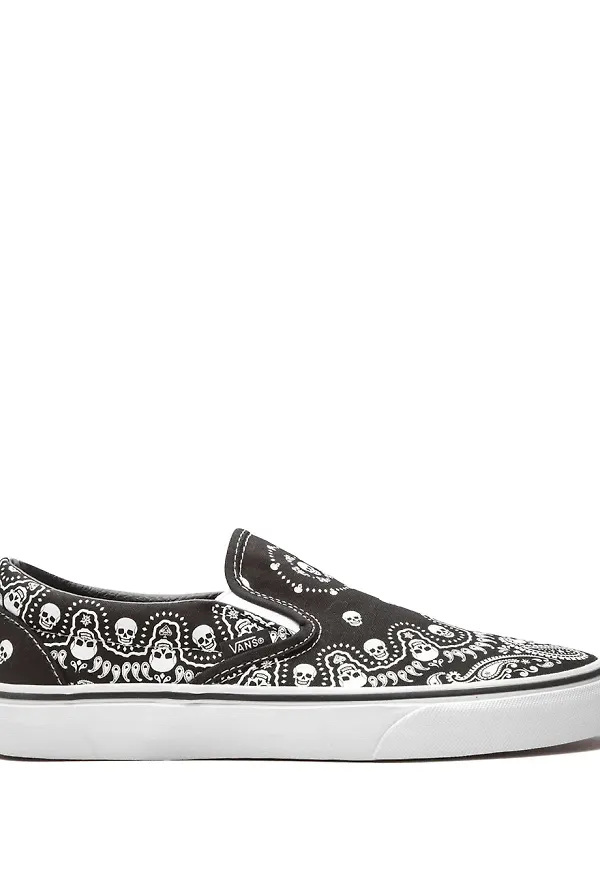 Vans klassiska slip on-sneakers - Svart