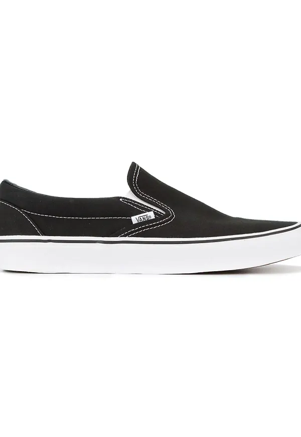 Vans klassiska slip on-sneakers - Svart
