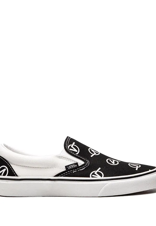 Vans klassiska slip on-sneakers - Svart