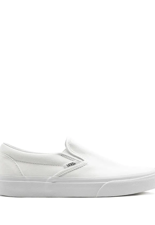 Vans klassiska slip on-sneakers - Vit