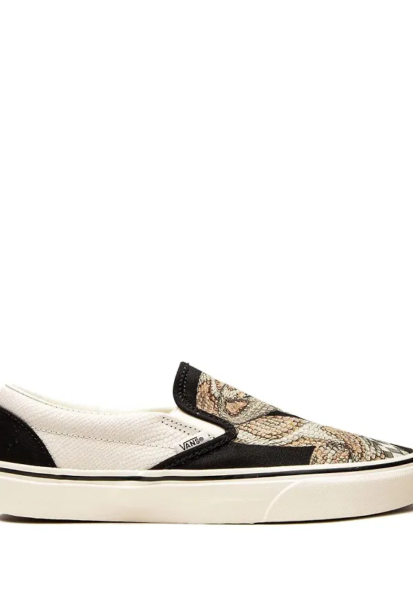 Vans klassiska slip on-sneakers - Vit