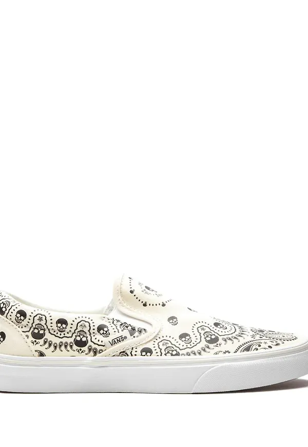 Vans klassiska slip on-sneakers - Vit