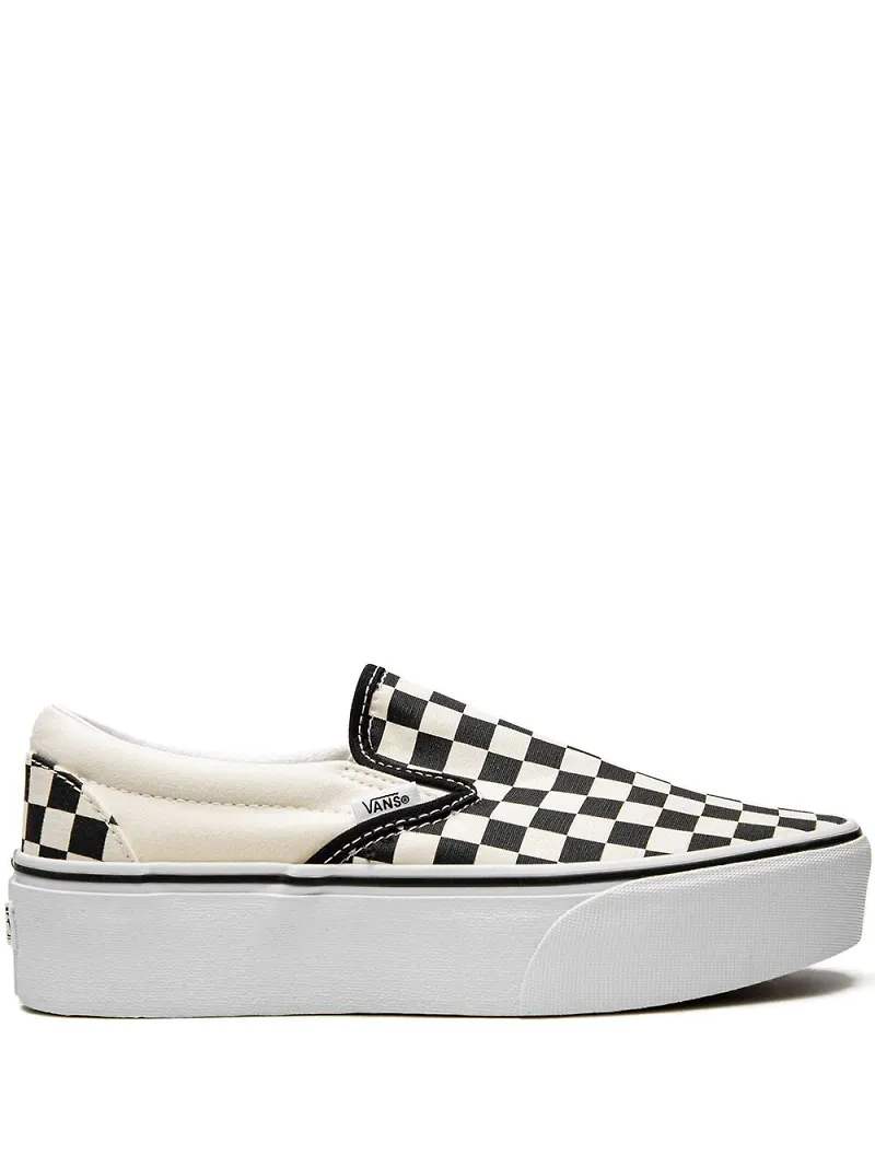 Vans klassiska slip on-sneakers - Vit
