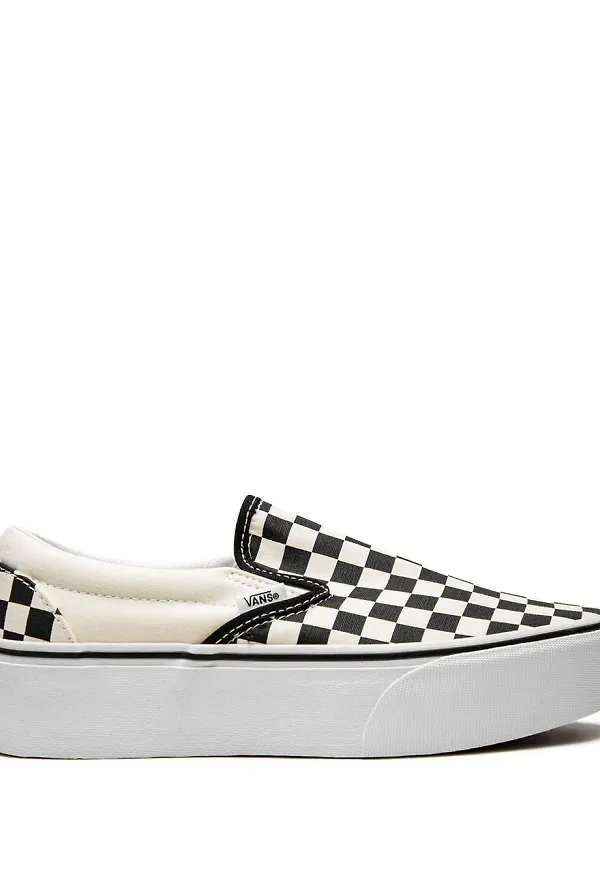 Vans klassiska slip on-sneakers - Vit