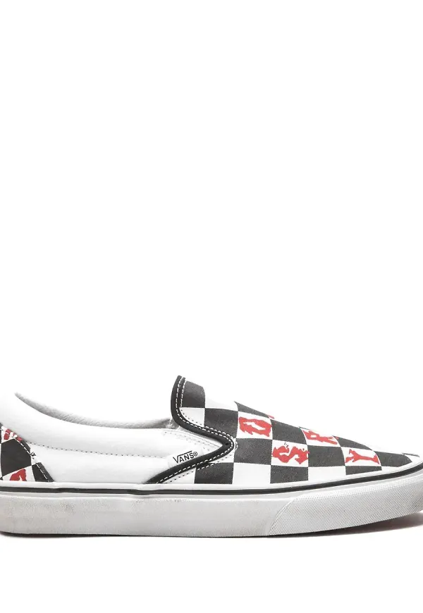 Vans klassiska slip on-sneakers - Vit