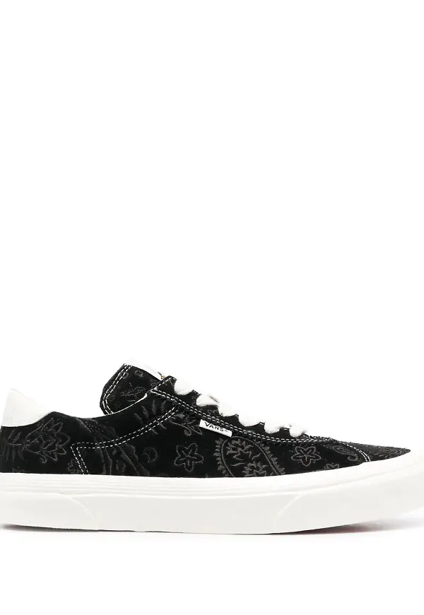 Vans låga paisleymönstrade sneakers - Svart