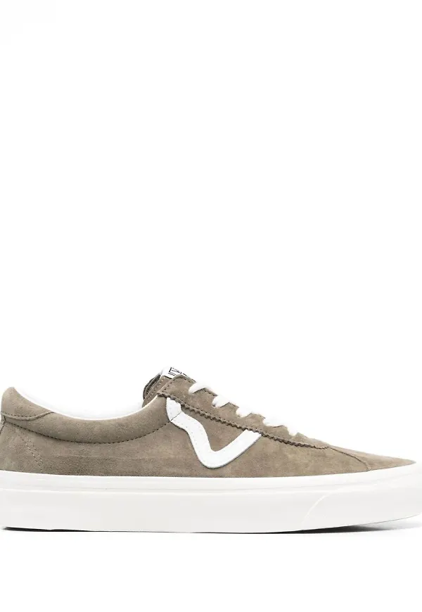 Vans låga sneakers i mocka - Grön