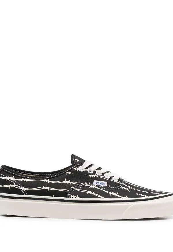 Vans låga sneakers med reptryck - Svart