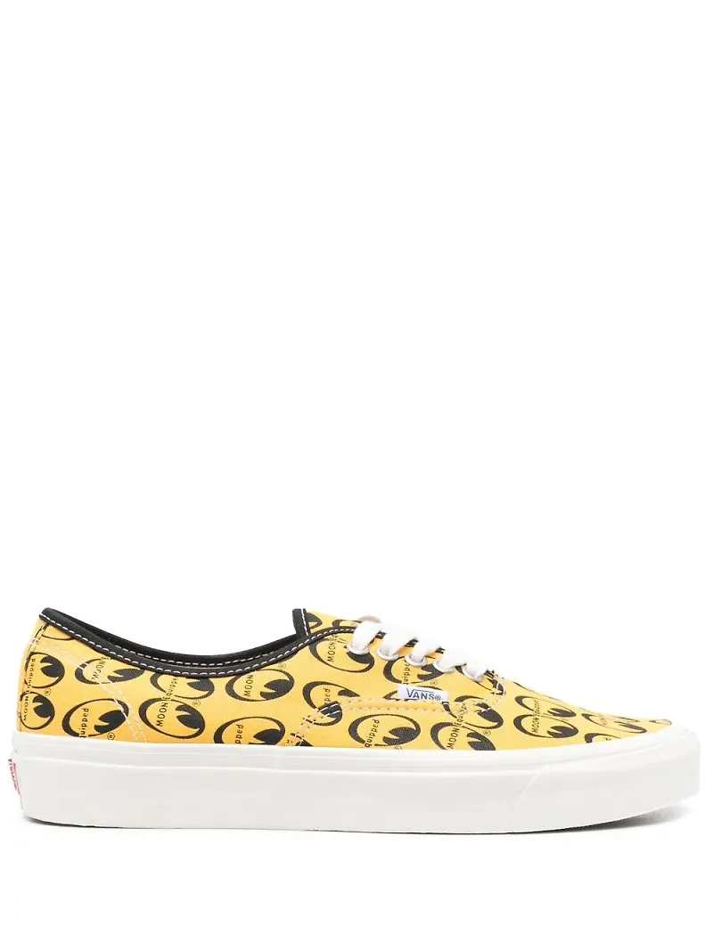 Vans låga sneakers med tryck - Gul